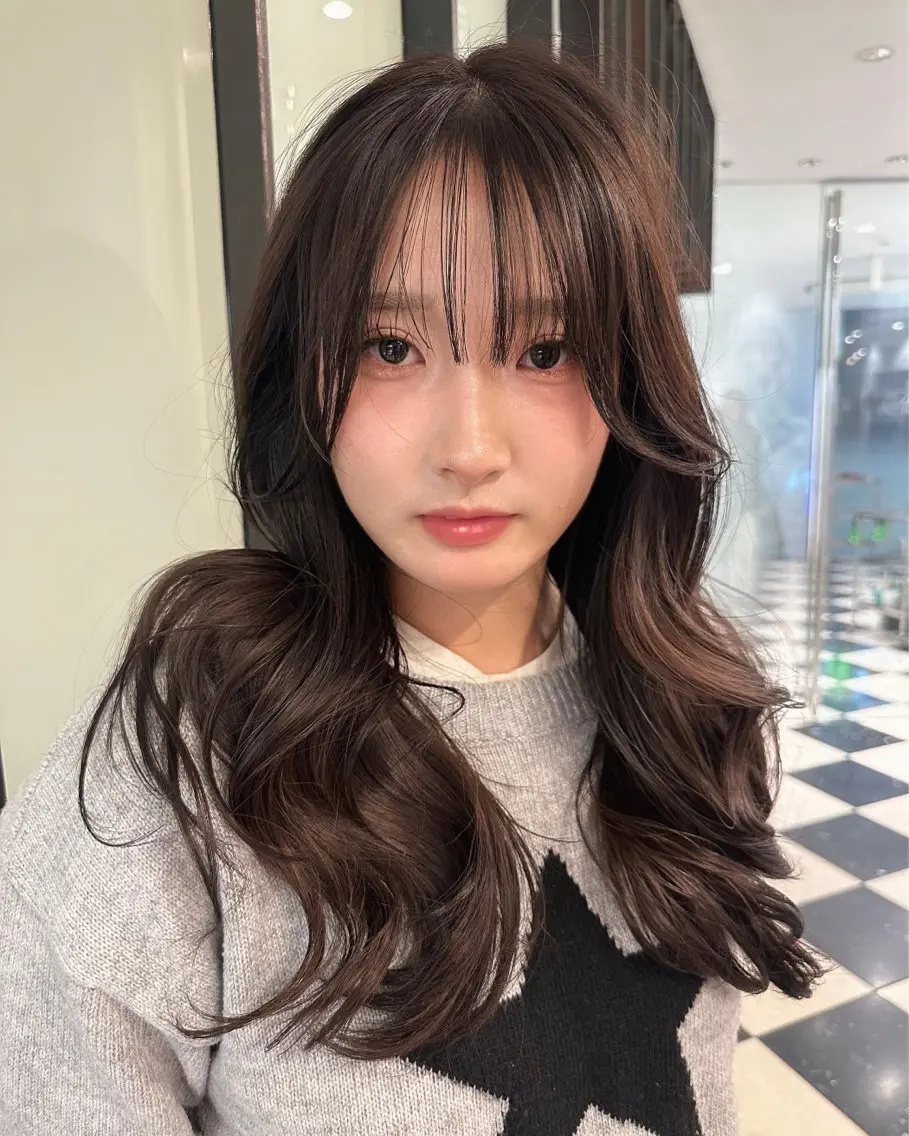 セミロング カラー ヘアアレンジ 浅井咲良/栄・矢場町 /カラーモデルのヘアスタイル