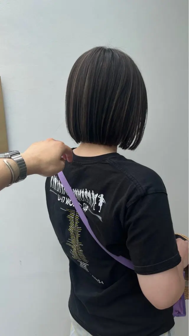 カラー Haruka🐈‍⬛ 艶カラー/HETTUのヘアスタイル