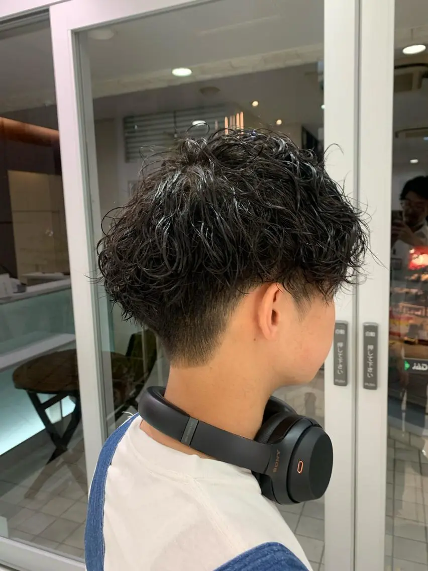 🫧【メンズカット+デザインパーマ】🫧 ¥12.000の写真