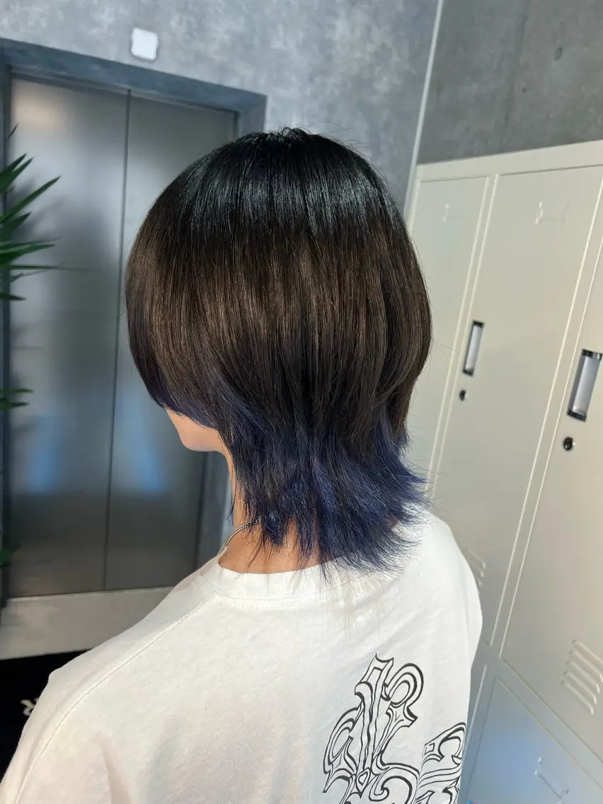 カラー メンズ 大人GAL製造機/カ ラー×エクステゆいとのヘアスタイル