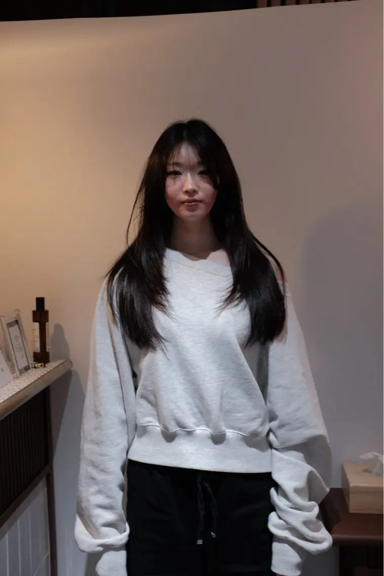 ロング カラー ヘアアレンジ opus 店長大和 レイヤー/赤み消しのヘアスタイル