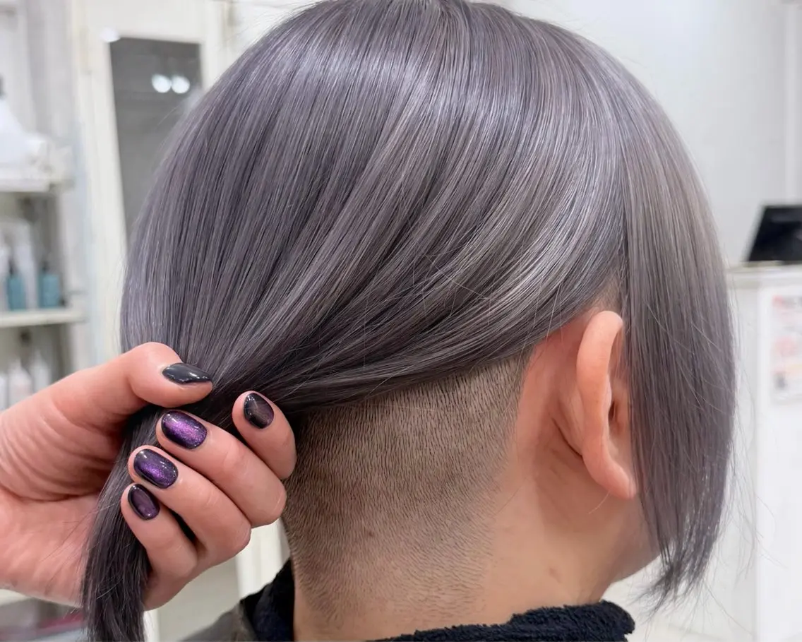 ショート ボブ カット ヘアカラー トリートメント 刈り上げ女子✂️ ショートkiyomiのヘアスタイル