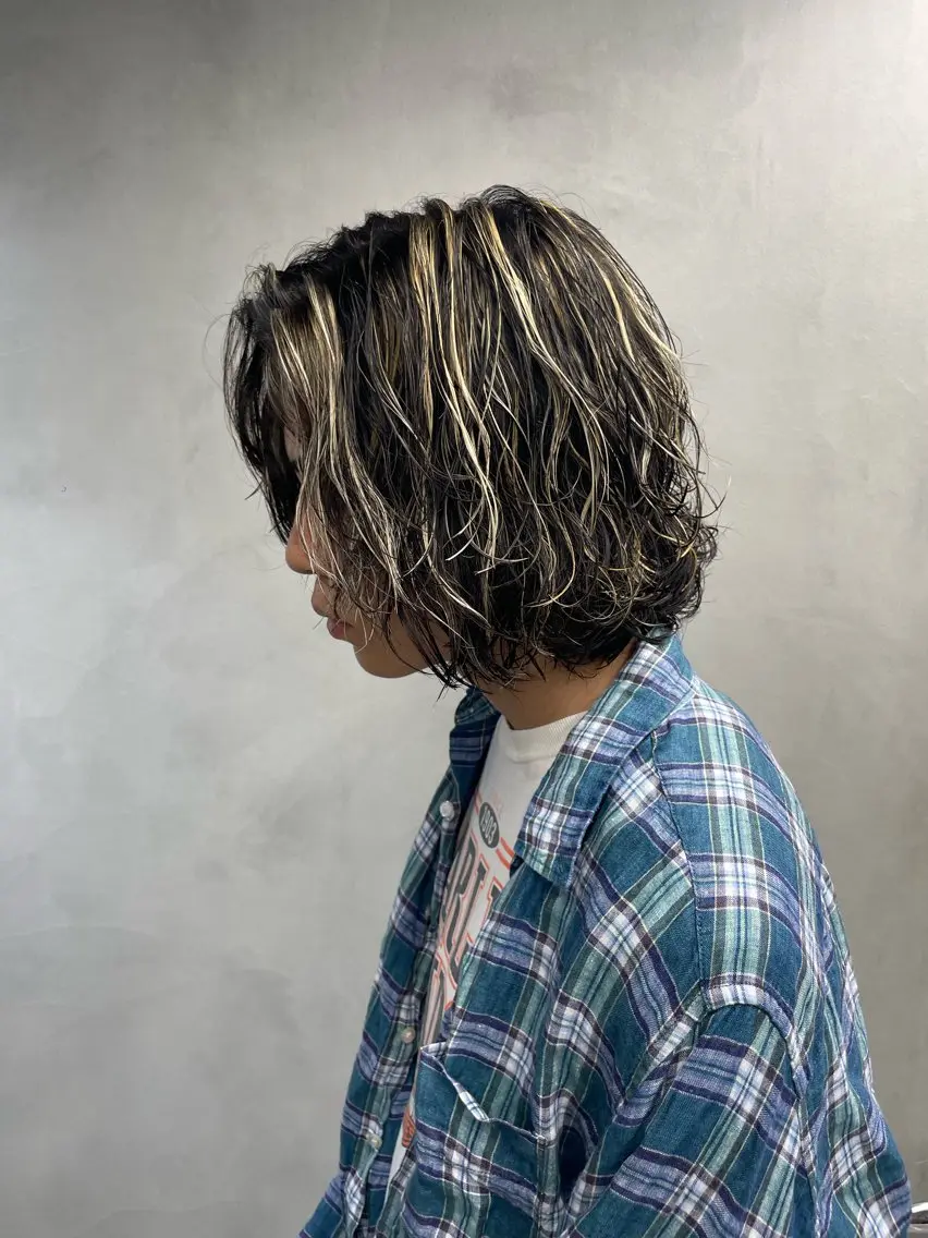 カラー メンズ fifth リュウセイのヘアスタイル