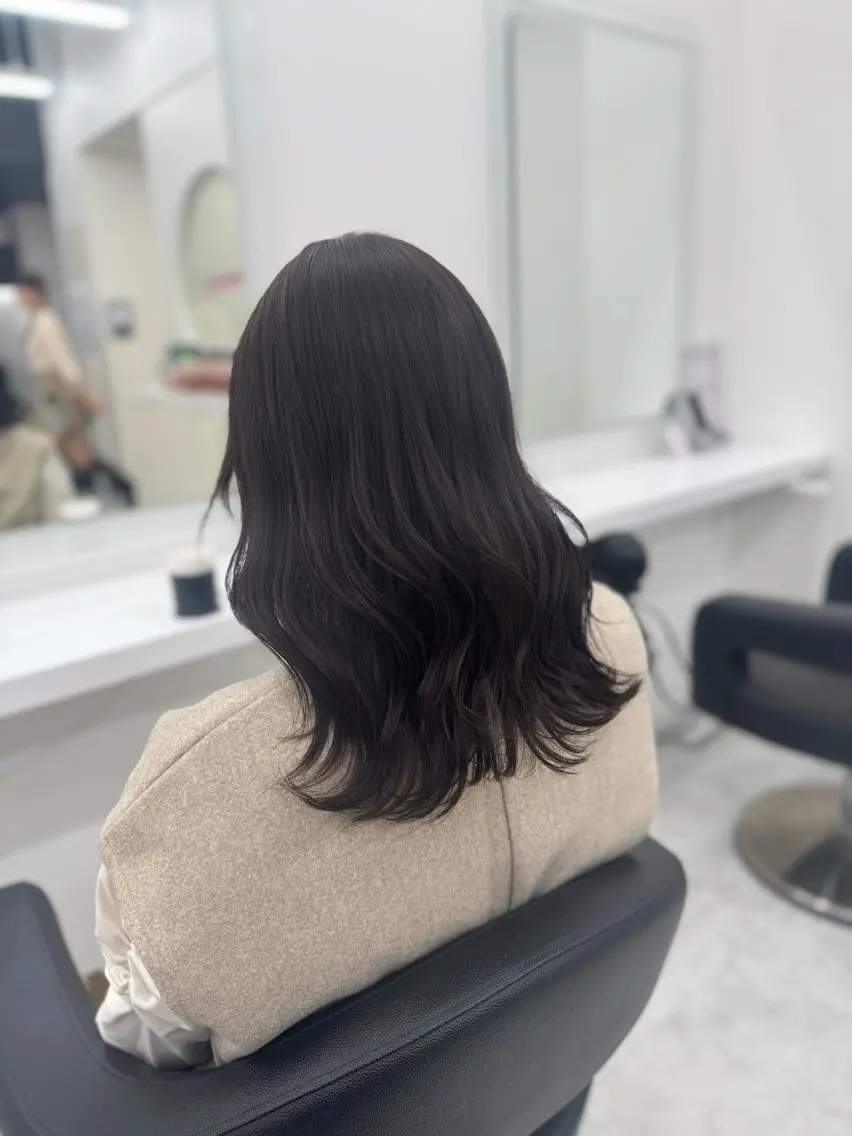 カラー ヘアカラー トリートメント 【透明感×レイヤー】 🍃RIKU🍃のヘアスタイル