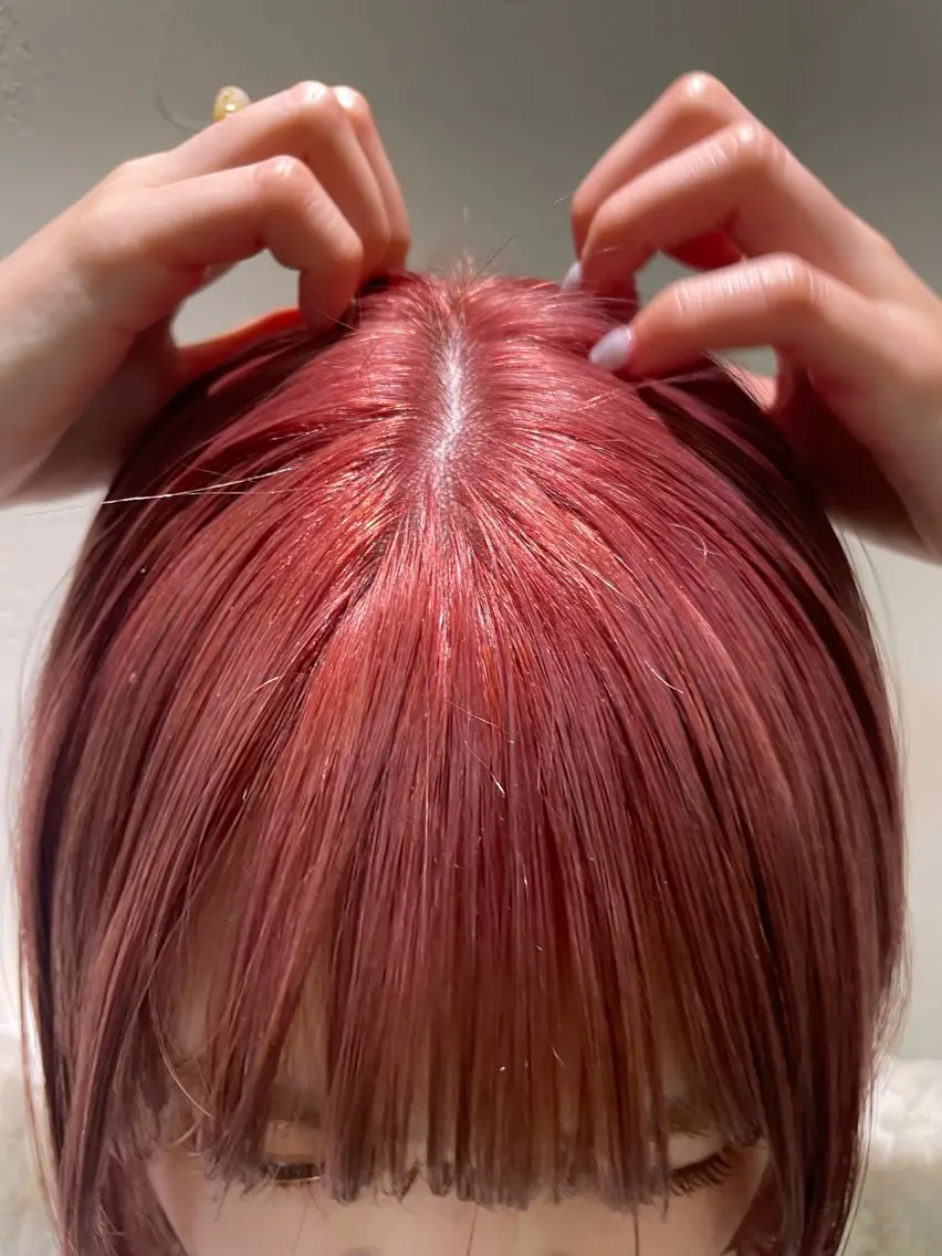 カラー ハイトーンカラー ボブ ヘアカラー トリートメント 🌙赤み消し/韓国/ 艶カラー/suwaのヘアスタイル
