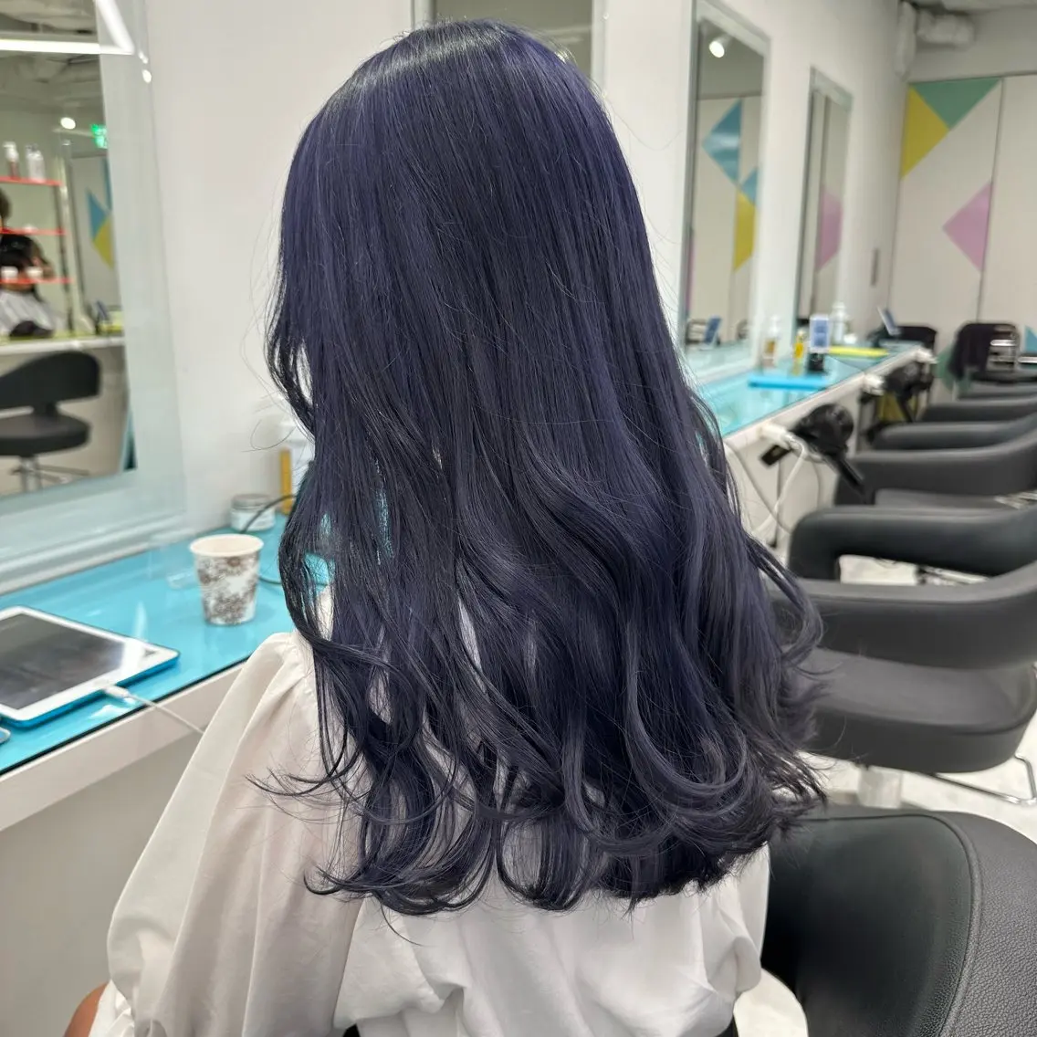 ロング ヘアカラー トリートメント 🦋韓国風カラー🦋 こうせい原宿のヘアスタイル