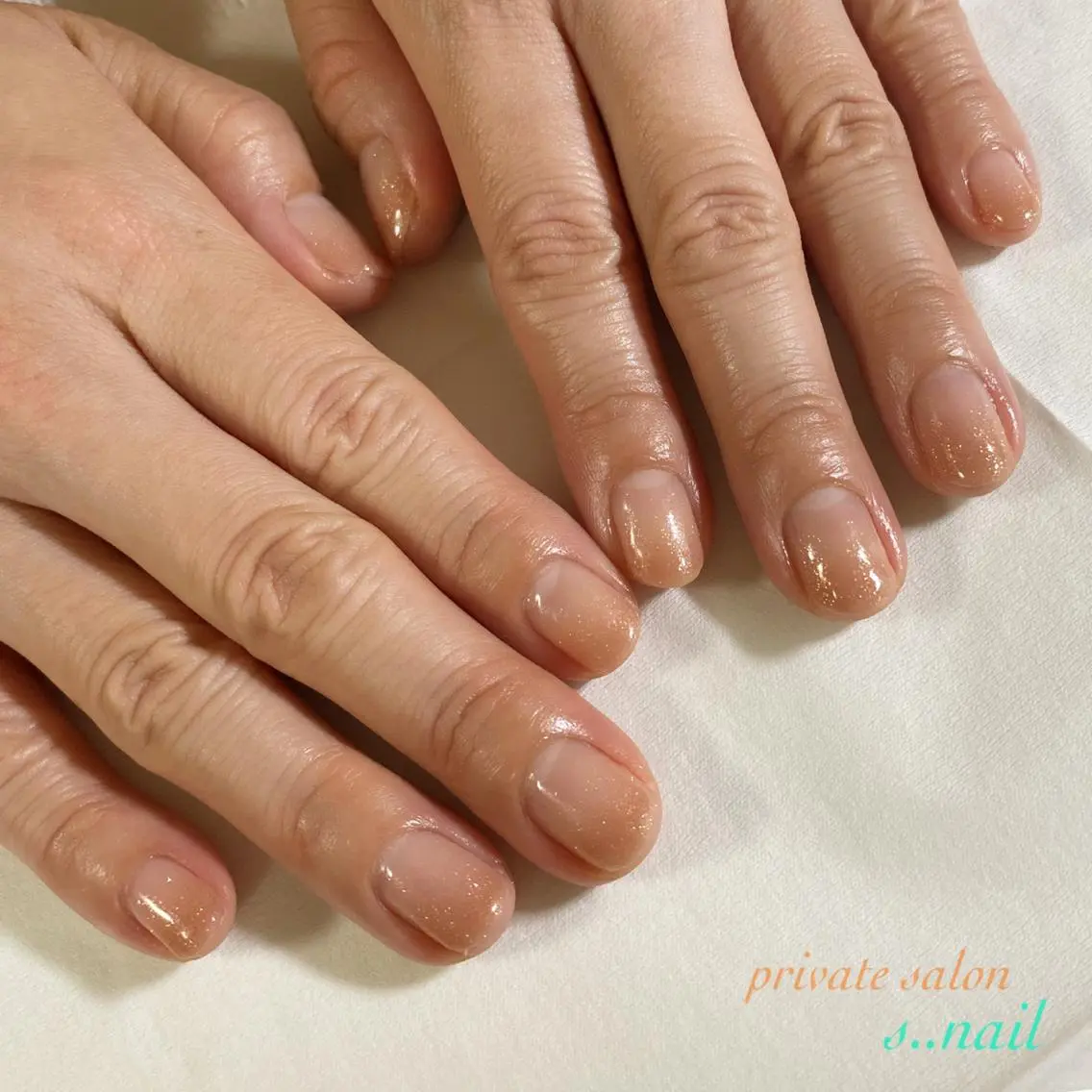 ネイル キラキラネイル ラメ(グリッター) ハンドネイル フットネイル s..nail / MORITAのネイルデザイン