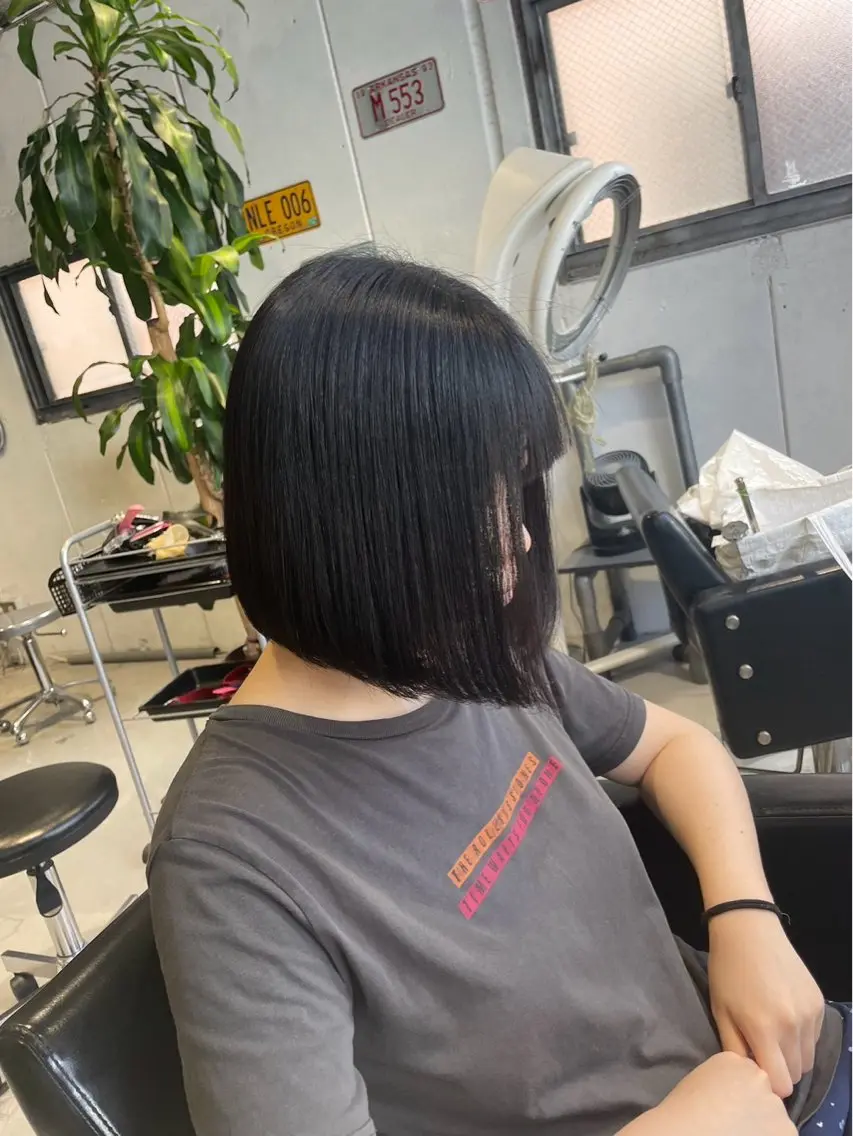 ミディアム ボブ Cadre新小岩🫧 栗原葵のヘアスタイル