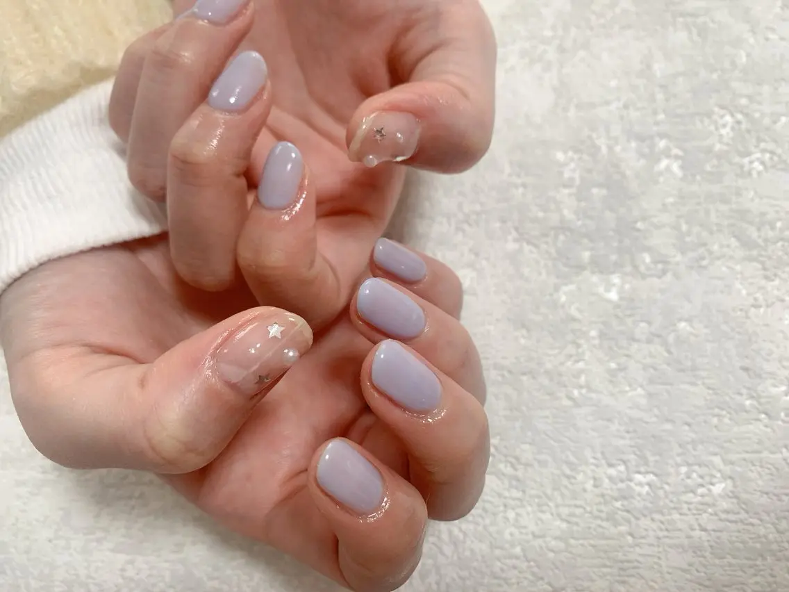 ネイル ジェルネイル 韓国ネイル メンズネイル ワンカラーネイル パラジェル kiki nail たまプラーザのネイルデザイン