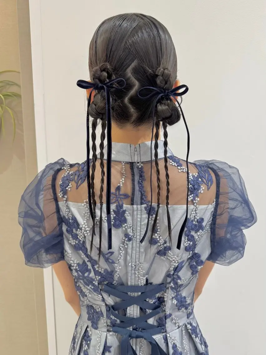 ヘアアレンジ ヘアセット 💫ダブルカラー/ アレンジ/珠季🍀のヘアスタイル