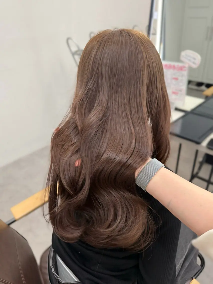 ロング カラー カット ヘアカラー yuna 💕透明感カラー💕のヘアスタイル