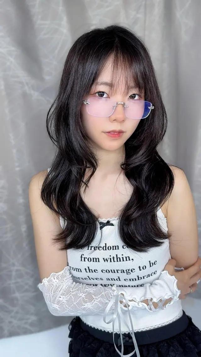 セミロング レイヤーカット ワンホンレイヤー カット 永田竜一/ 先着モデル募集中のヘアスタイル