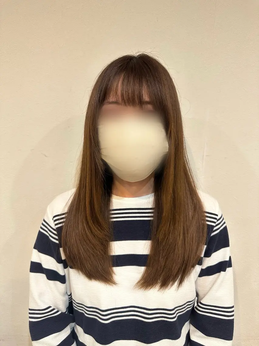 ロング レイヤーカット 北村 勇樹のヘアスタイル