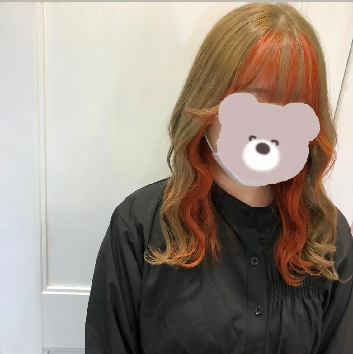 ロング ヘアカラー 中島 沙也加のヘアスタイル