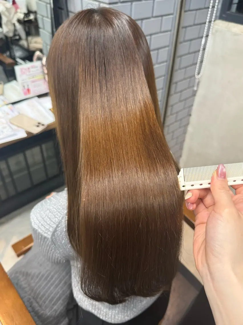 《minimo限定🏹☁️》ノンダメージ縮毛矯正の写真