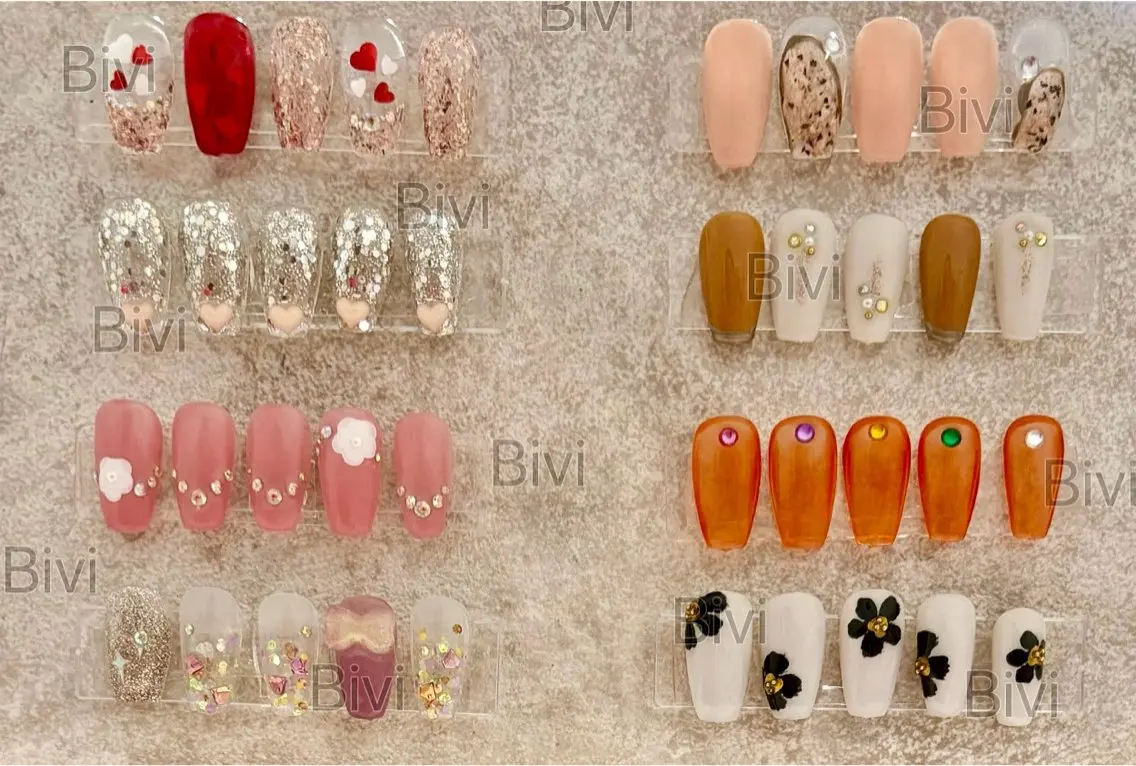 ネイル ハンドネイル ハンドケア ♡Bivi♡自爪に 優しいネイルサロンのネイルデザイン