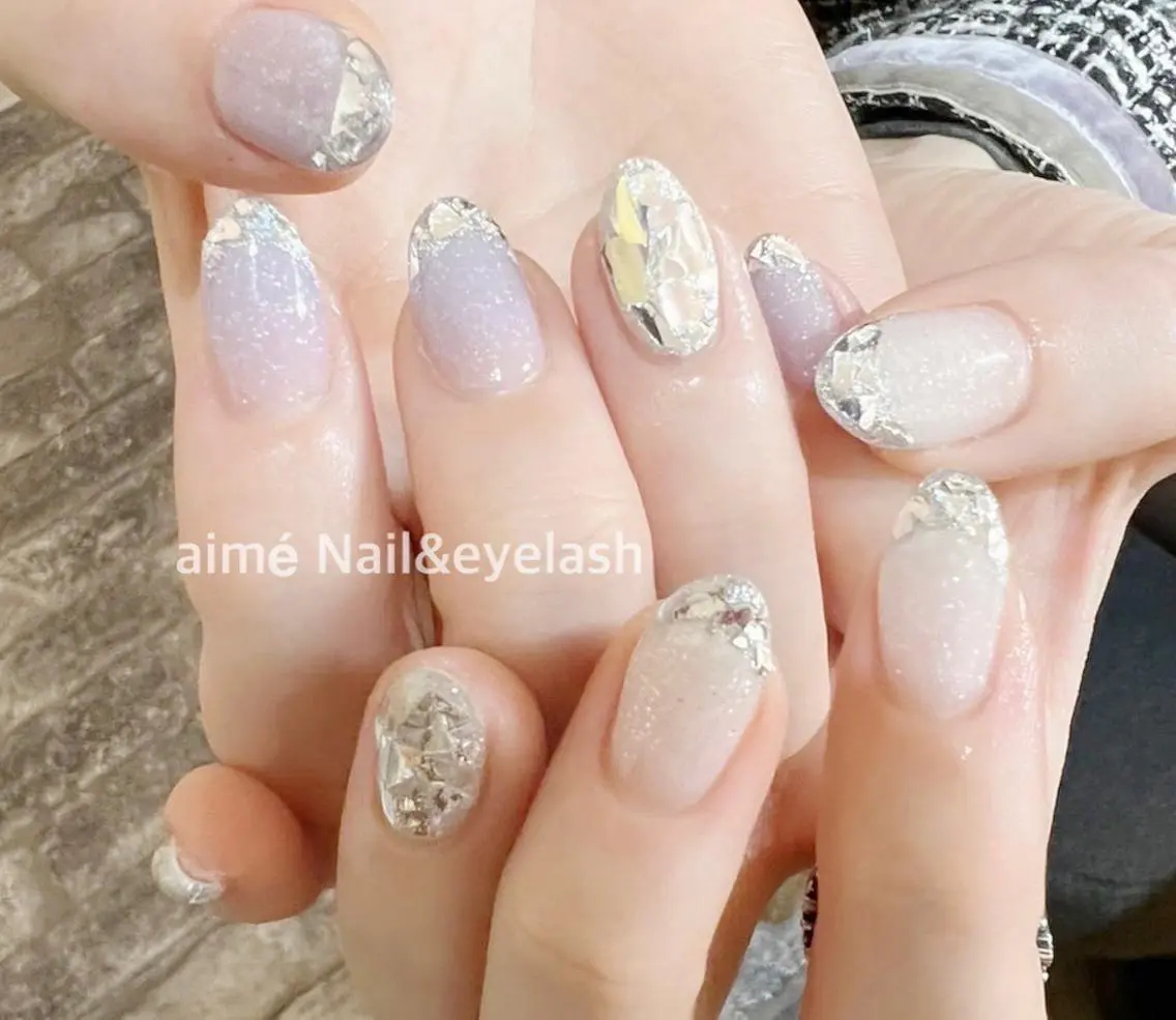 ネイル aime 中崎町のネイルデザイン