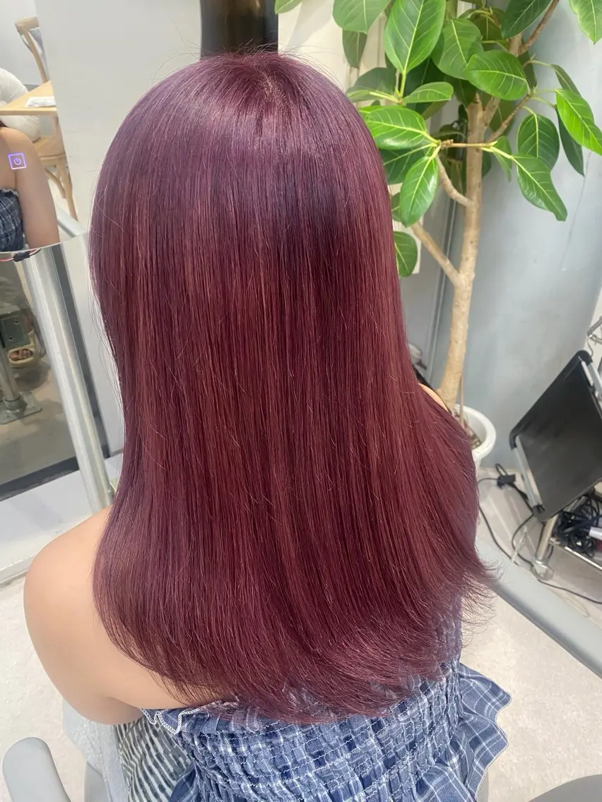 ミディアム カラー ヘアカラー 🍓暖色カラー🍓 fuminaのヘアスタイル