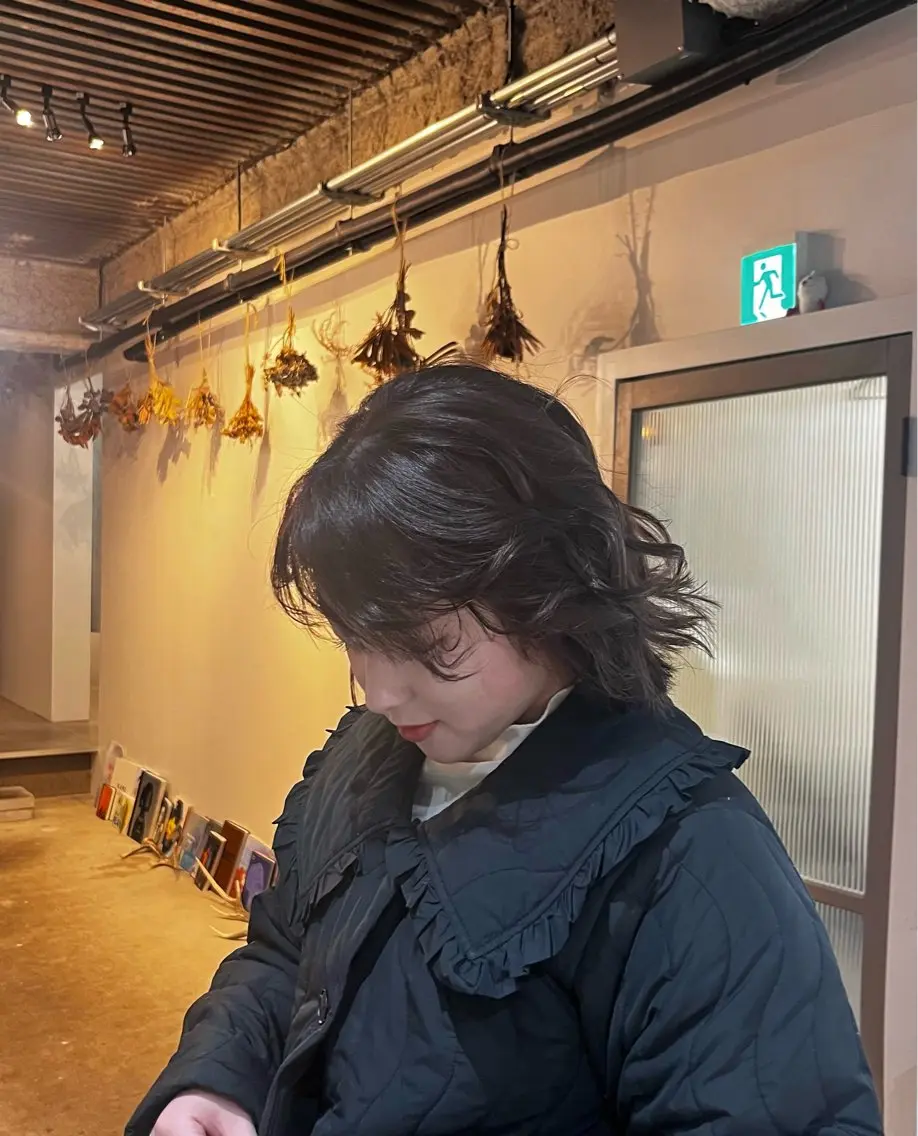 🍭スタイリストカット+ニュアンス海外風パーマ👩‍🦱の写真