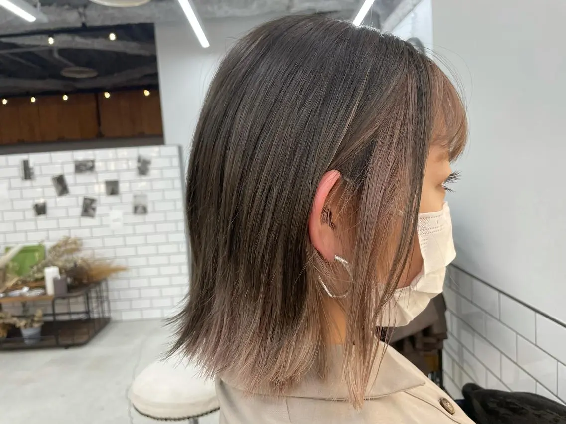 ショート カラー 久永 悠加のヘアスタイル