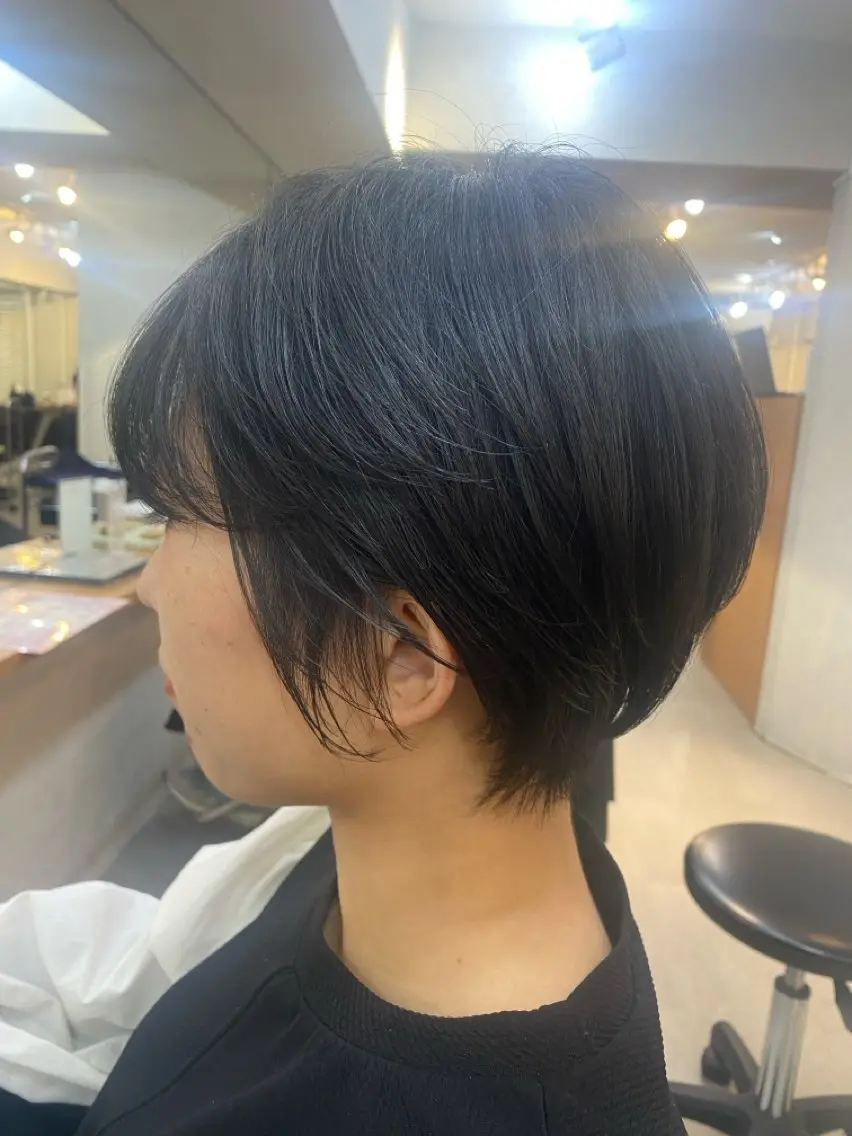 ショート カット ヘアカラー トリートメント 🫧透明感カラー🫧 佐野花苗[新宿]のヘアスタイル