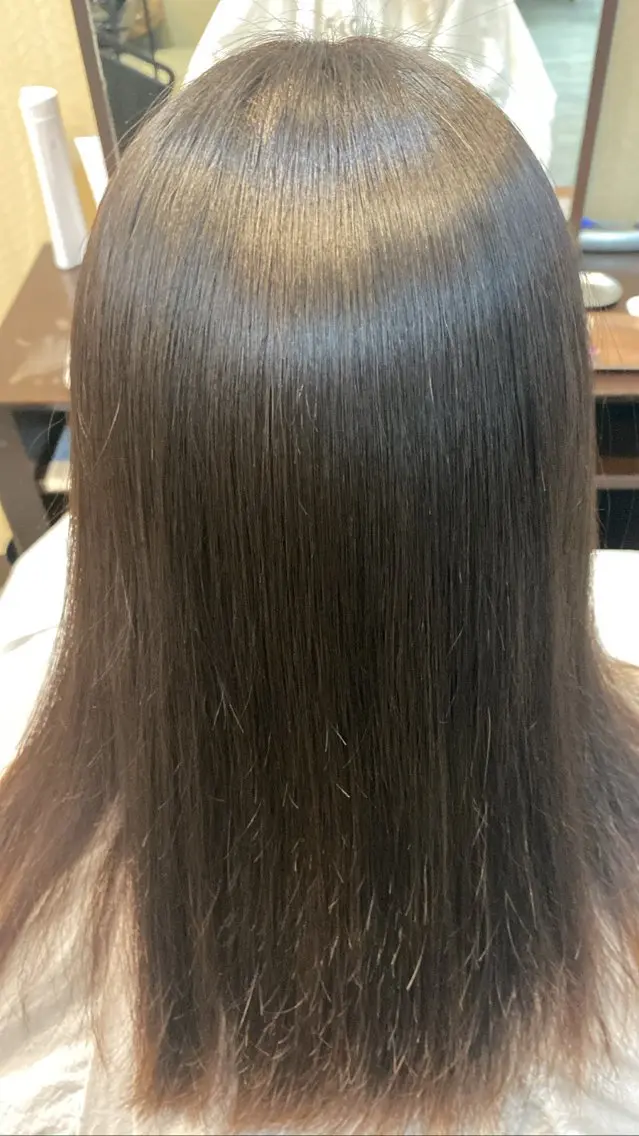 セミロング カラー 中野 一哉のヘアスタイル