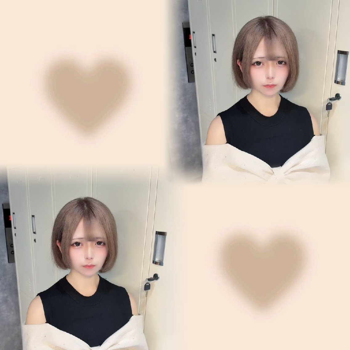 カラー ミディアム ヘアカラー トリートメント ヘアセット 地雷系💗ハイトーン 🎀ゆうせいのヘアスタイル