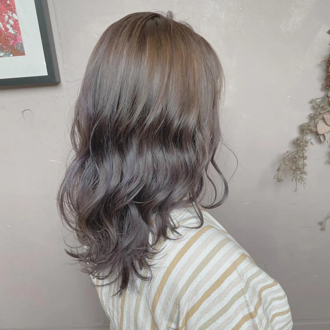 セミロング ヘアカラー トリートメント 🌿大人かわいいヘア 🌿Ayahaのヘアスタイル
