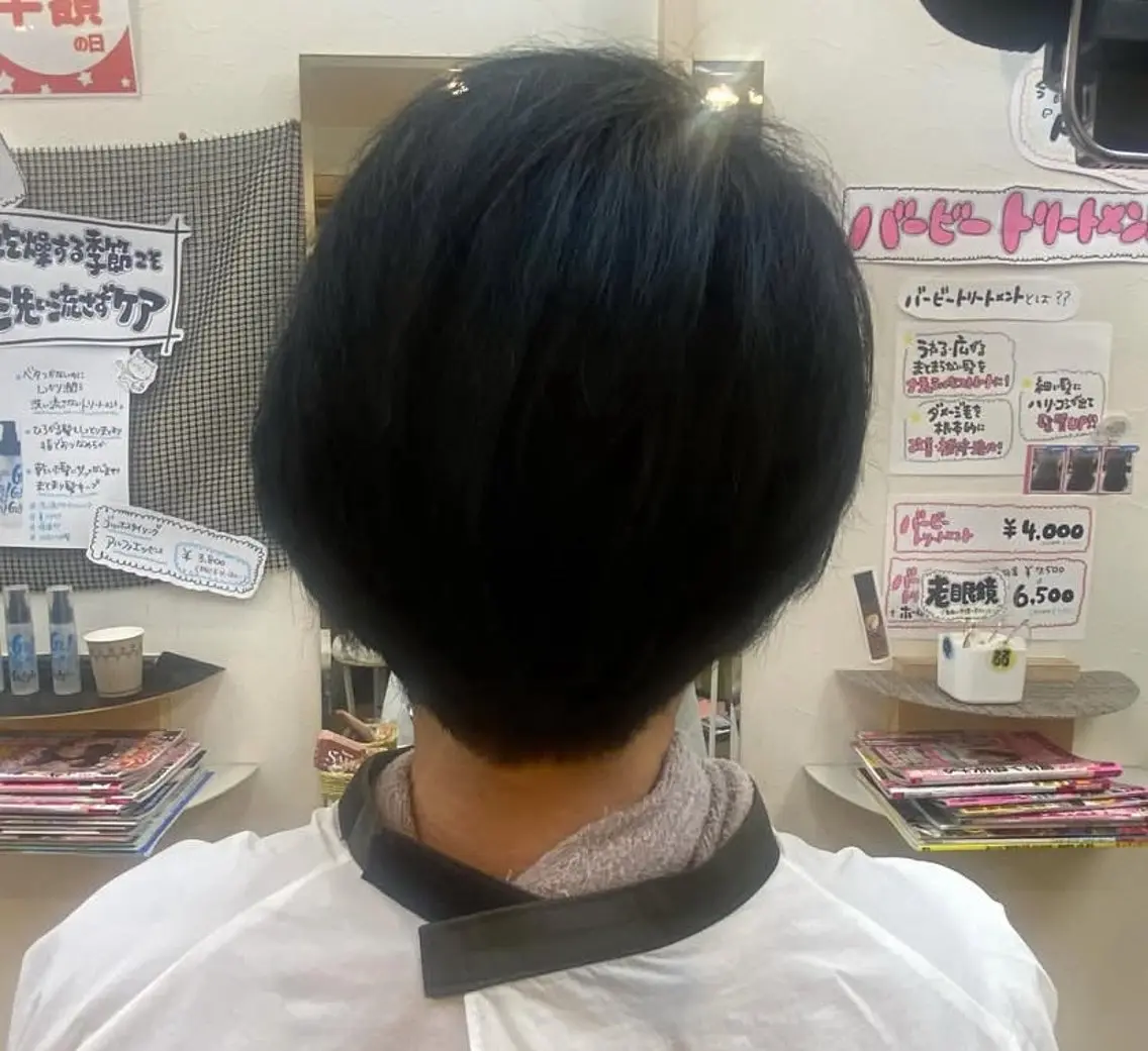 ショート カット ヘアカラー 縮毛矯正モデル募集中 美容室HATSUのヘアスタイル