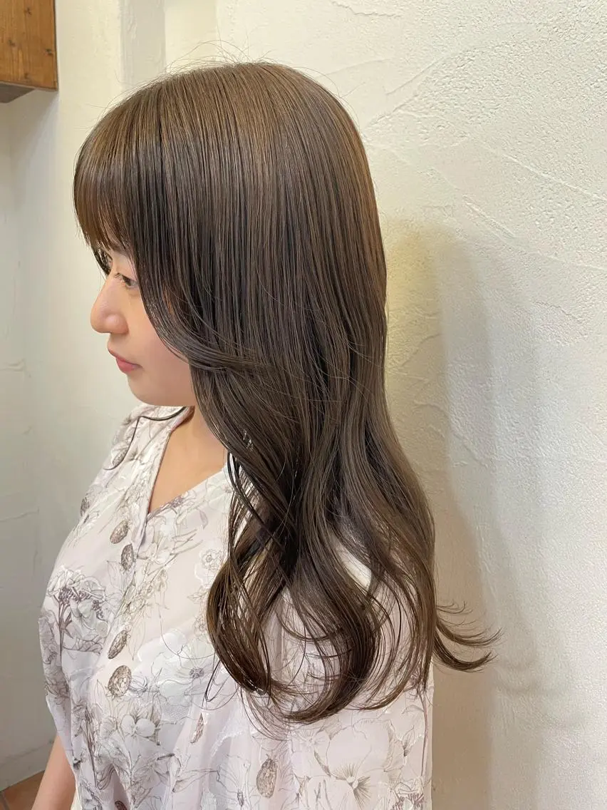 🧡大人気🧡✨透明感カラー&前髪 顔周りカット&4step Aujuaトリートメントの写真