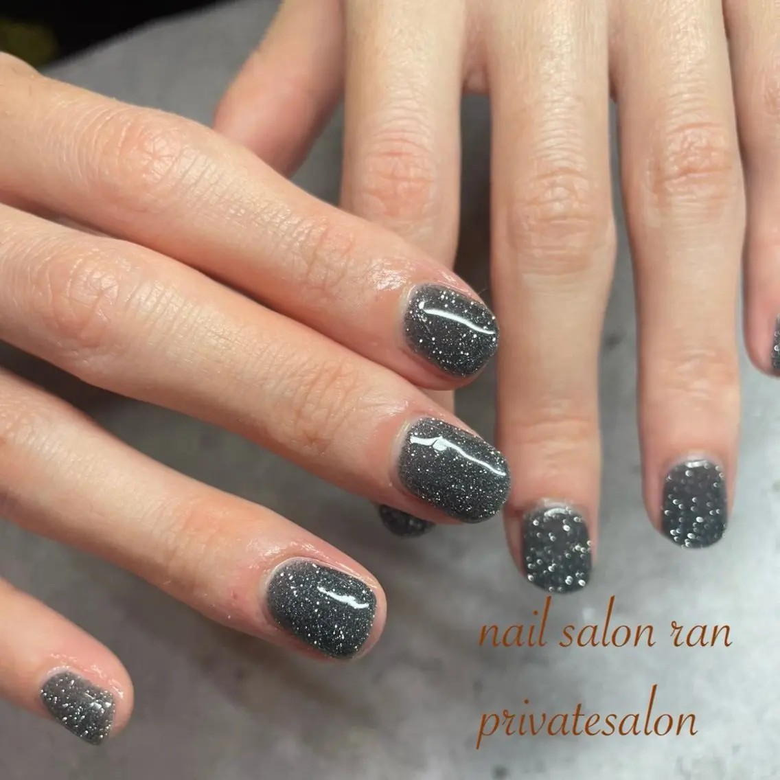 ネイル フラッシュネイル ワンカラーネイル ハンドネイル nailsalon ranのネイルデザイン