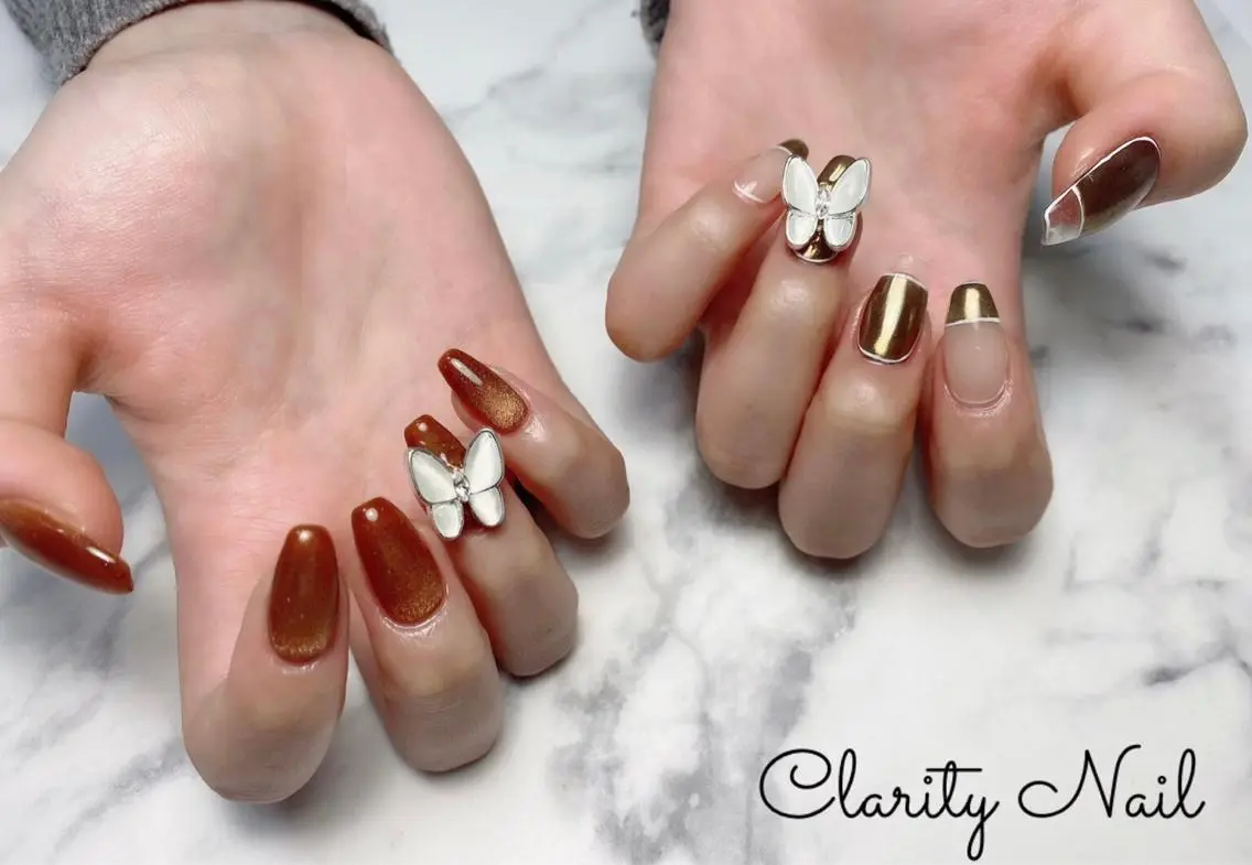 ネイル アートネイル 持ち込み ハンドネイル Clarity Nailのネイルデザイン