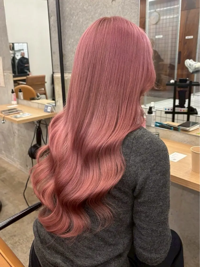 ロング カラー 🇨🇳ハイトーン ワンホン🇰🇷ななのヘアスタイル