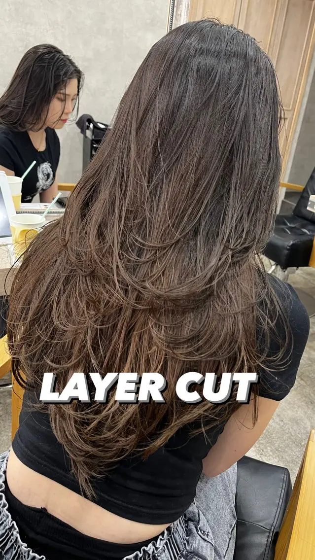 【最新トレンド】ワンカールでキマる🌟レイヤーカット💇♀️の写真