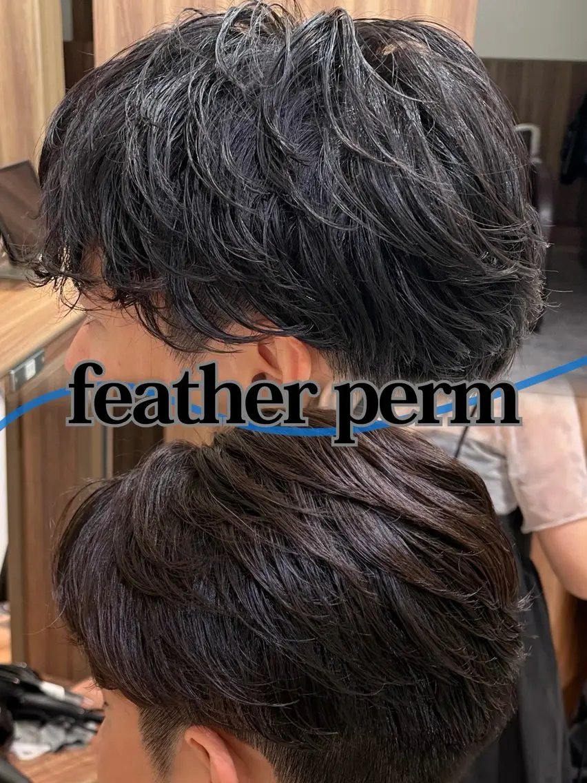 パーマ メンズ メンズパーマ カット パーマ 🔥メンズ特化/パー マ/縮毛矯正🔥萌のヘアスタイル
