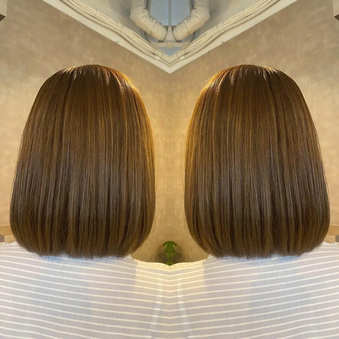 ミディアム カラー tocca 💜石田愛結💜のヘアスタイル