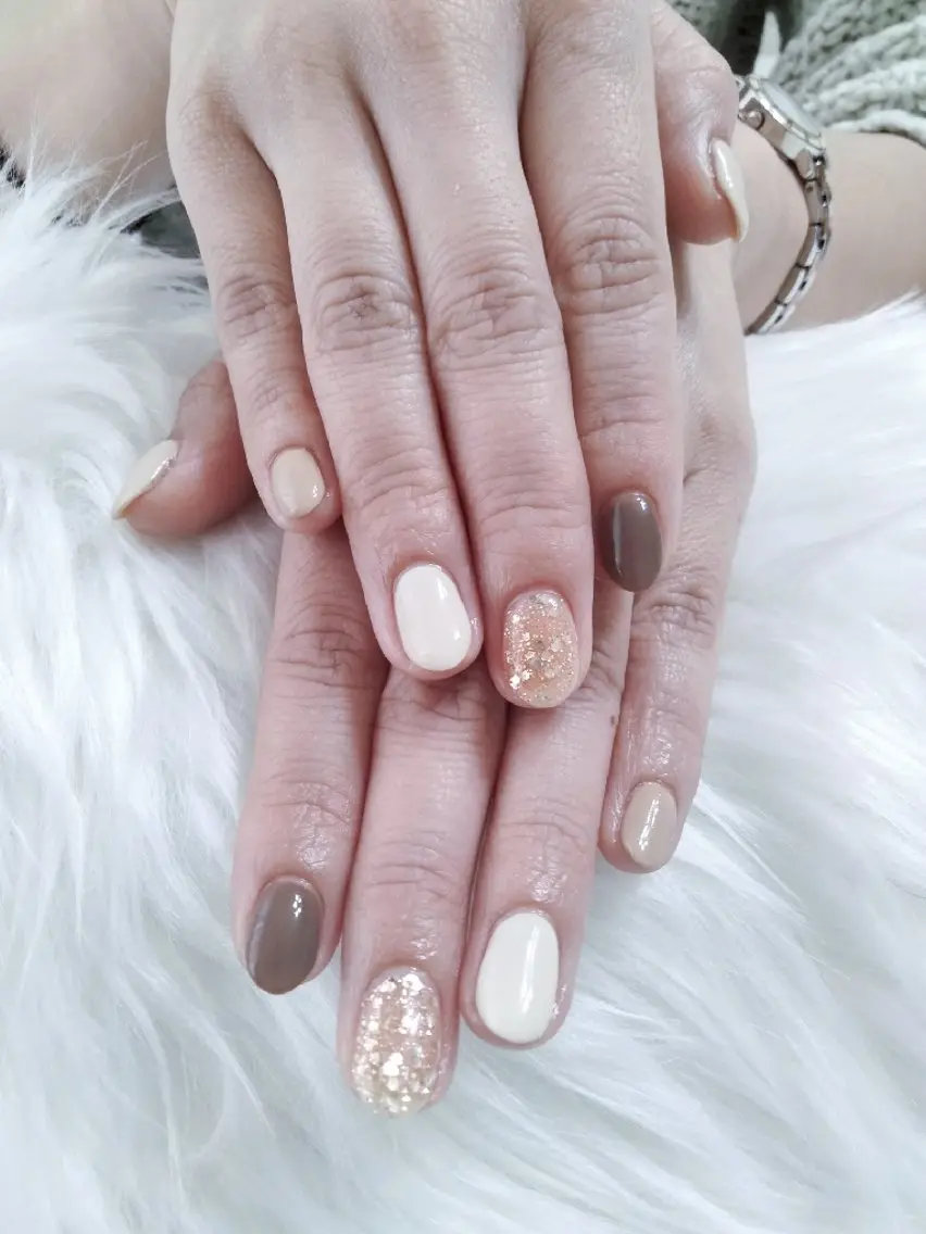 ネイル シンプルネイル ハンドネイル ハンドケア Beaubie nailサロンのネイルデザイン