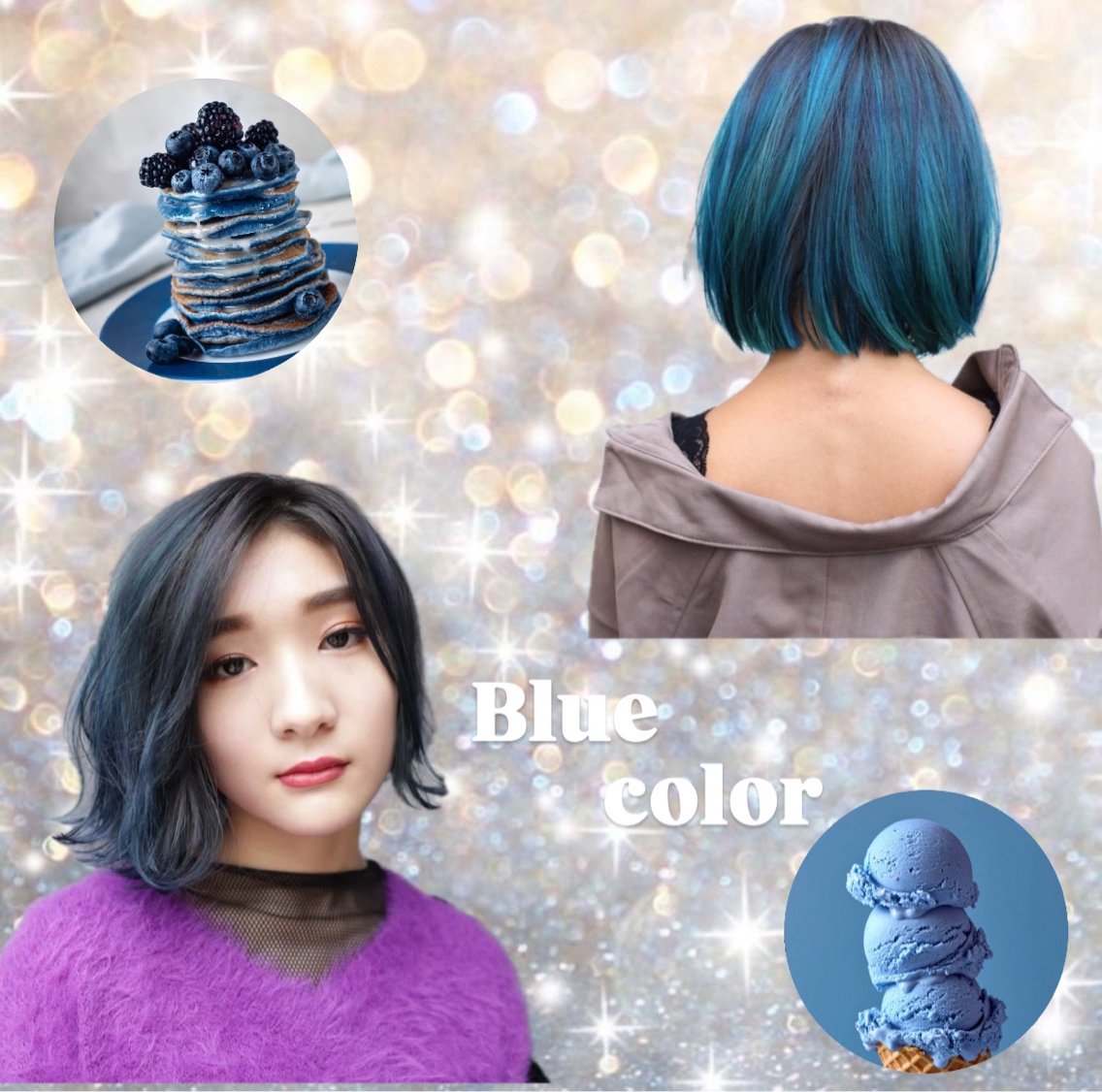 ミディアム ボブ ヘアカラー のどか 縮毛矯正/ショートのヘアスタイル