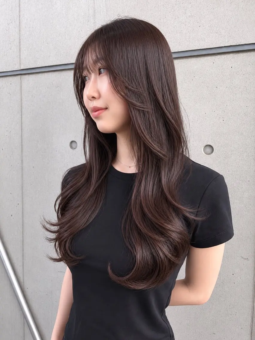 ロング トリートメント 透明感×レイヤー /荻野宗一郎のヘアスタイル