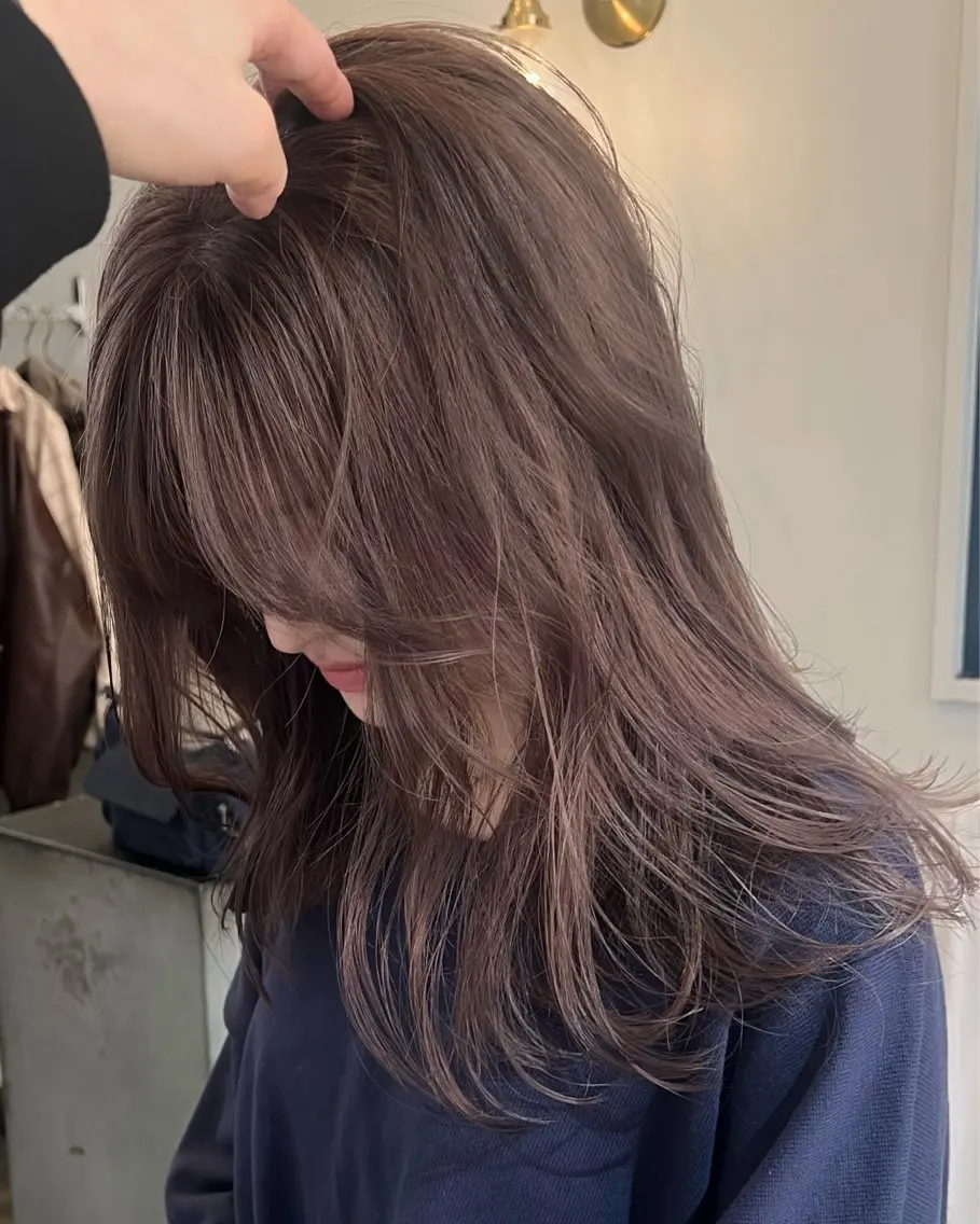 ロング カラー かえで👗 レイヤー/ボブのヘアスタイル