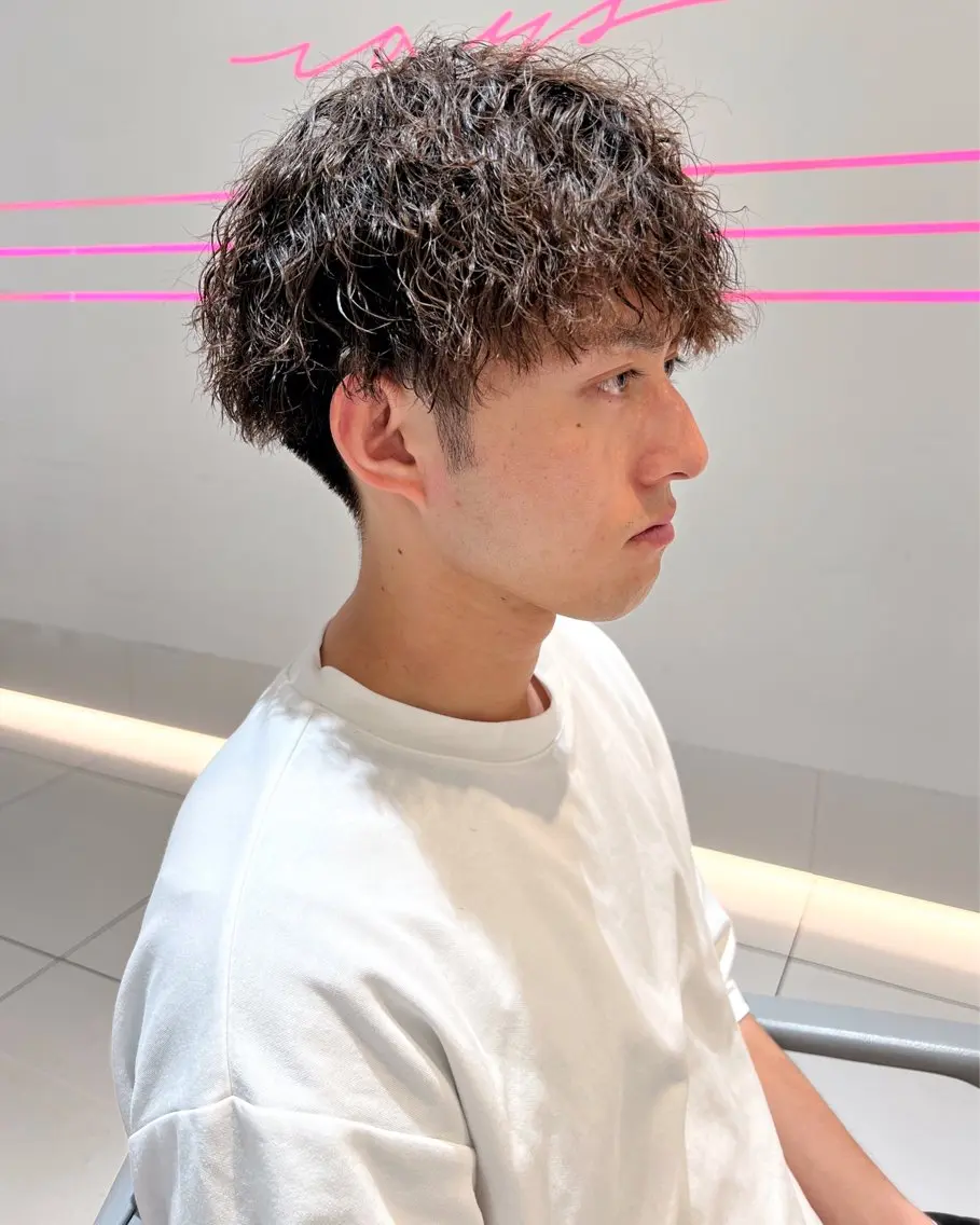 パーマ メンズ メンズパーマ ツイストスパイラルパーマ スパイラルパーマ ♡ KANON ♡のヘアスタイル