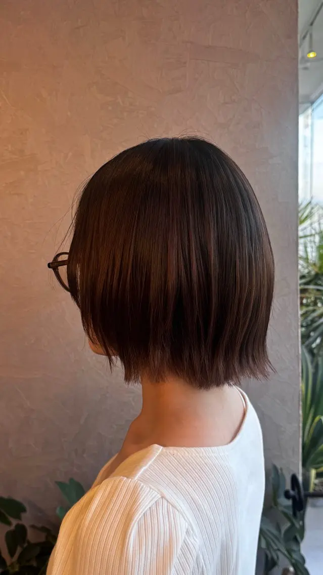 ショート ボブレイヤー ボブ レイヤーカット カット 佐藤 りんのヘアスタイル