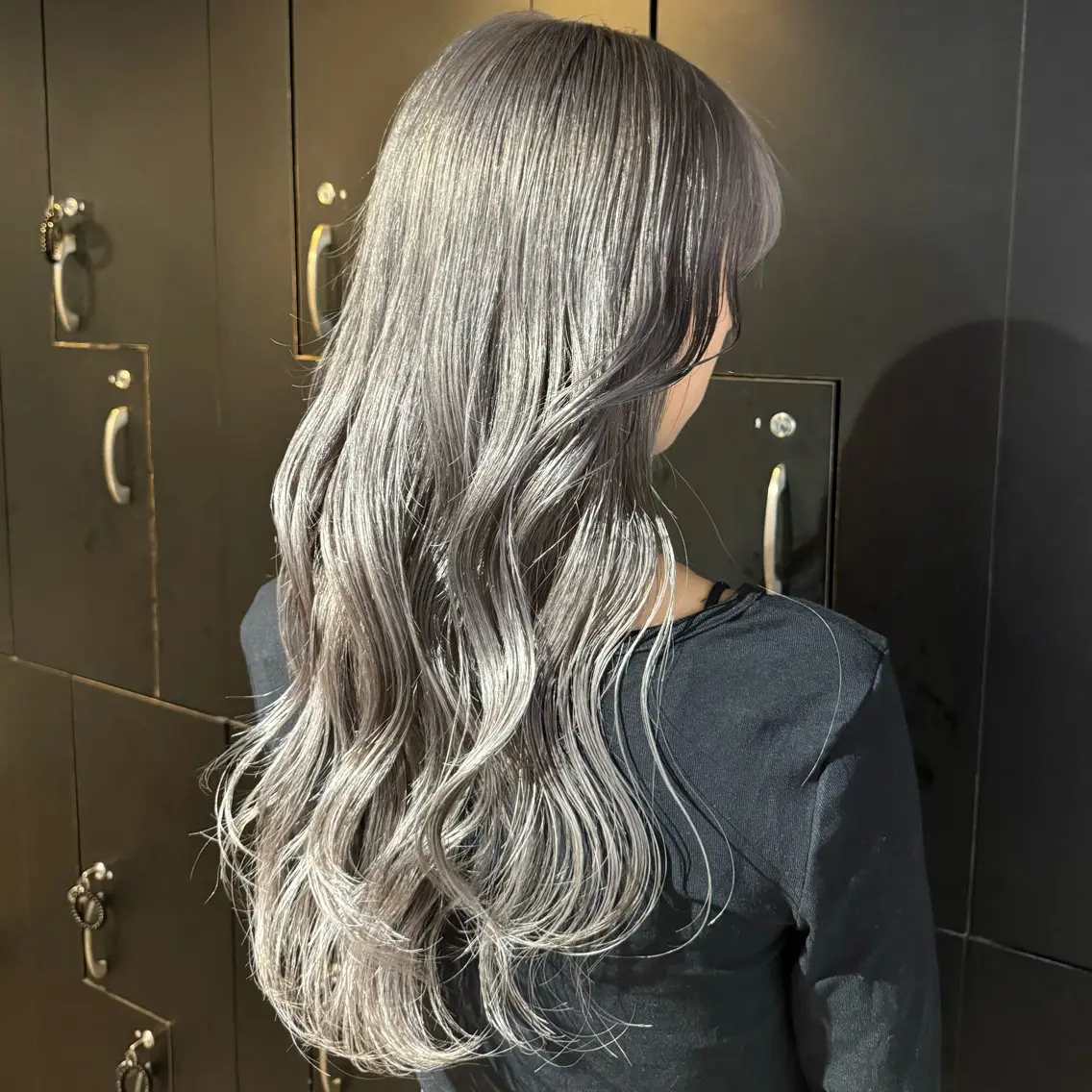 ロング ヘアカラー トリートメント ☪ ‎ハイトーン信者 ☪️yumeka🪩のヘアスタイル