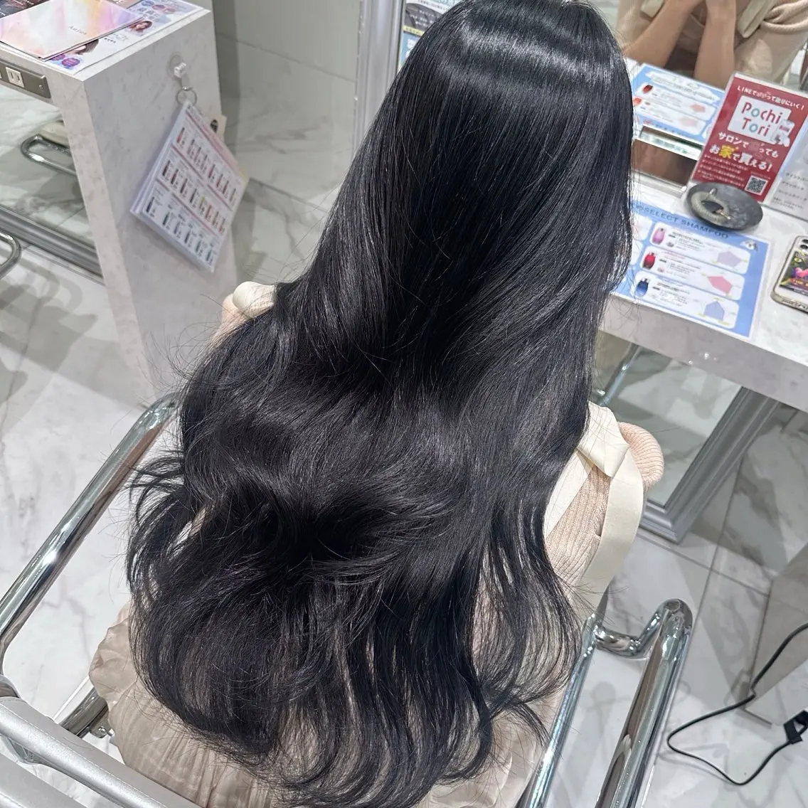 セミロング カット ヘアカラー 韓国スタイル🇰🇷 児島葉月のヘアスタイル