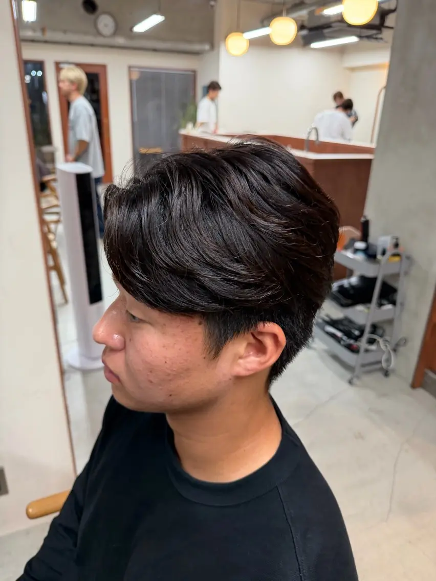 メンズ カット 縮毛矯正 縮毛矯正モデル募集中 SORAのヘアスタイル