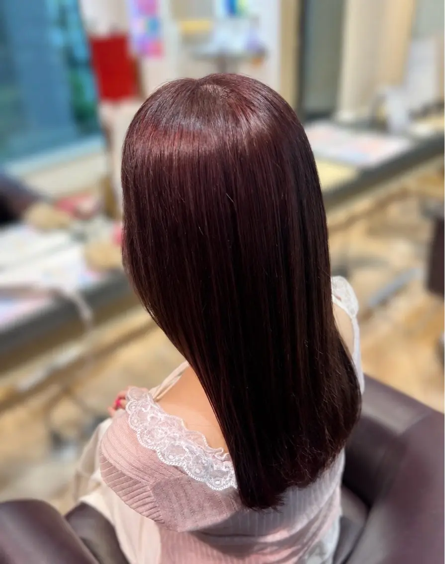 カラー ブリーチ ラベンダーカラー ピンクカラー ピンクラベンダー Rico 🎀のヘアスタイル