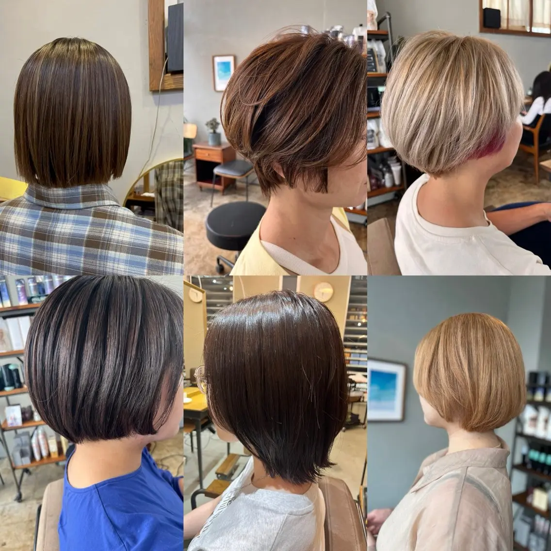 ショート 山口 真里亜のヘアスタイル