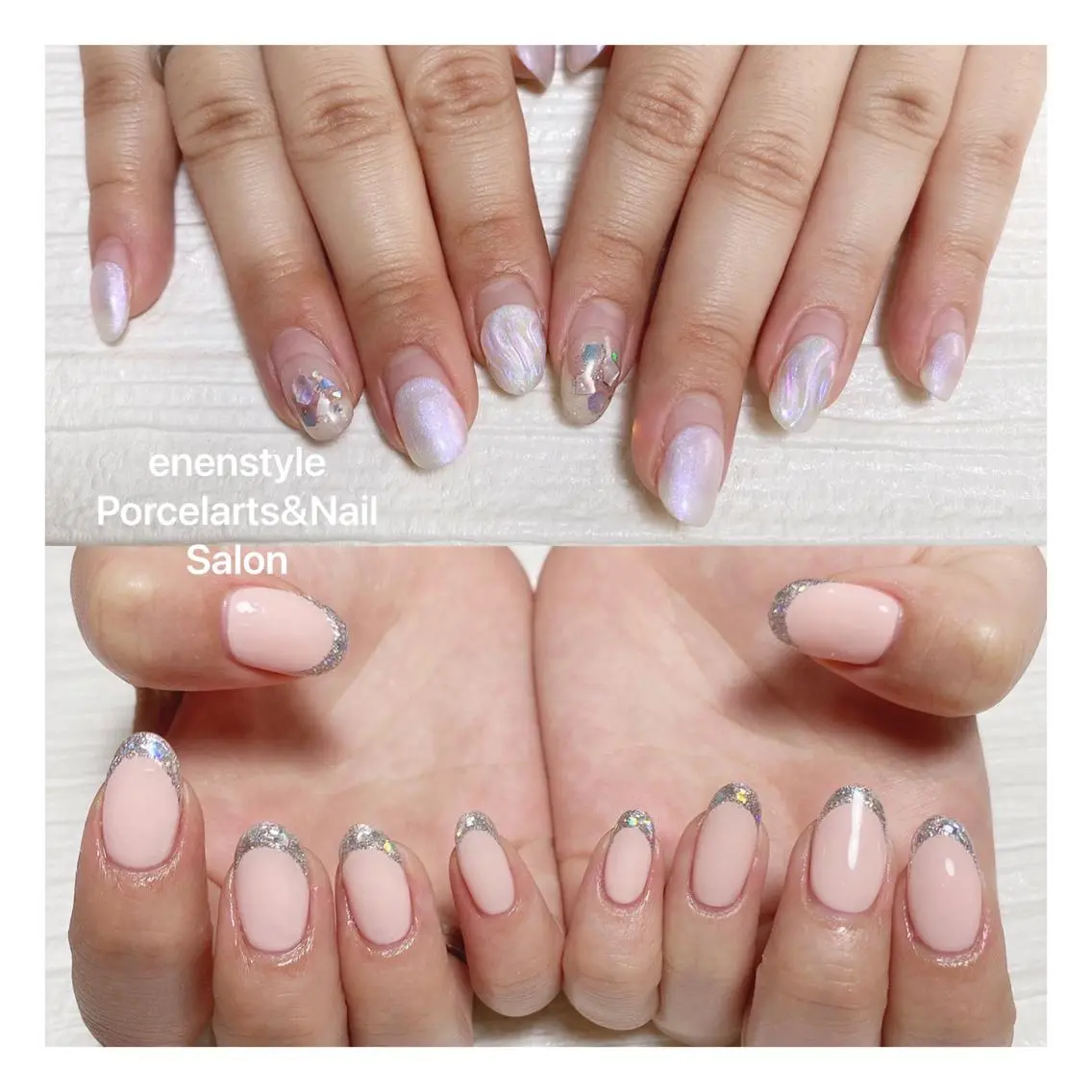 ミディアム ネイル 🐾enen style 🐾のネイルデザイン