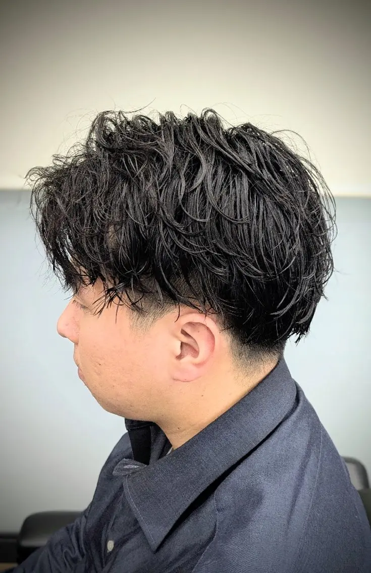 ショート パーマ 理容プラージュ燕三条 福井のヘアスタイル
