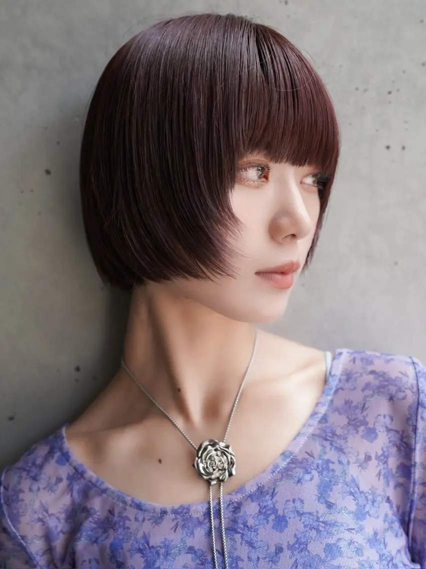 ショート くびれヘア 顔まわりレイヤー 顔周りカット くびれレイヤー レイヤーカット モテ髪の神様✨ 祝田巳幸/全国4位のヘアスタイル